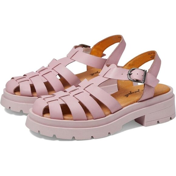 Free People Shoes Delaney Perfect Pink Leather Fisherman